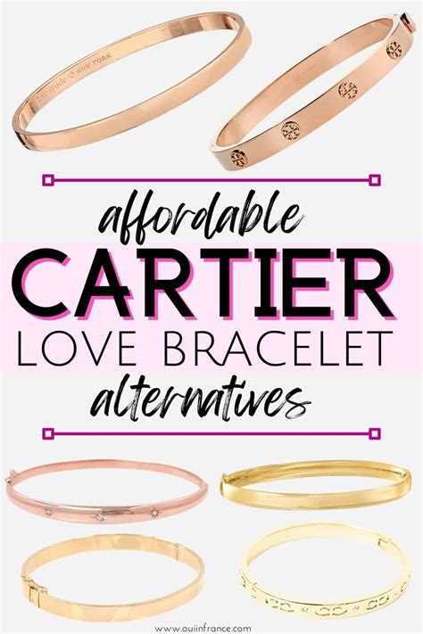 thin cartier love bracelet dupe|alternatives to cartier love bracelet.